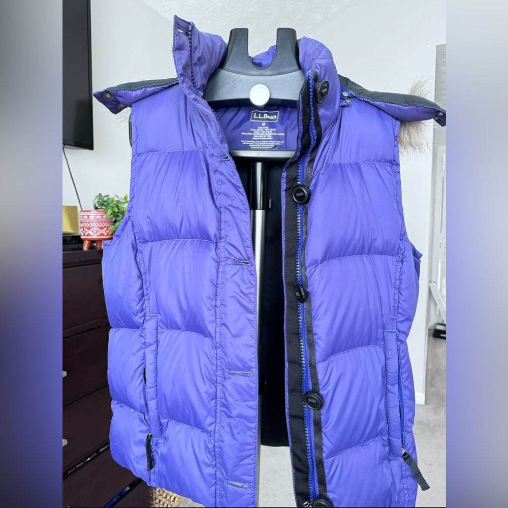 L.L. Bean Vibrant Purple Puffer Jacket